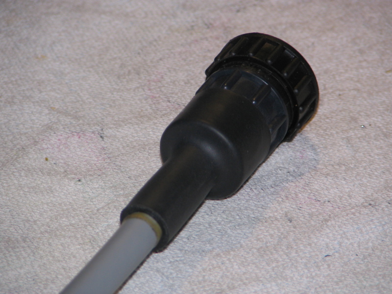 Schrumpfschlauch "geschrumpft"