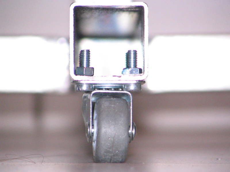 Anprobe für die Rollen des Fußes 