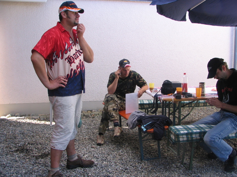 Jens, Markus und Gerhard