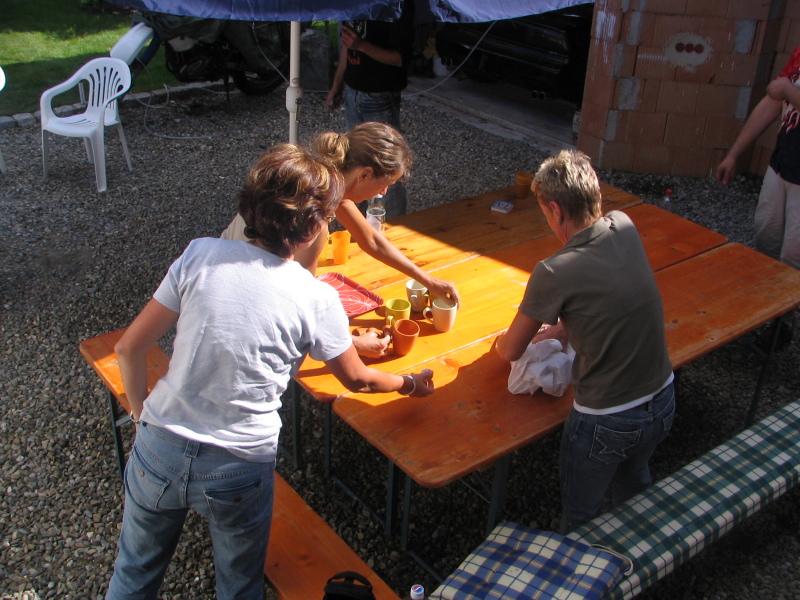 Heidi, Chris und Moni