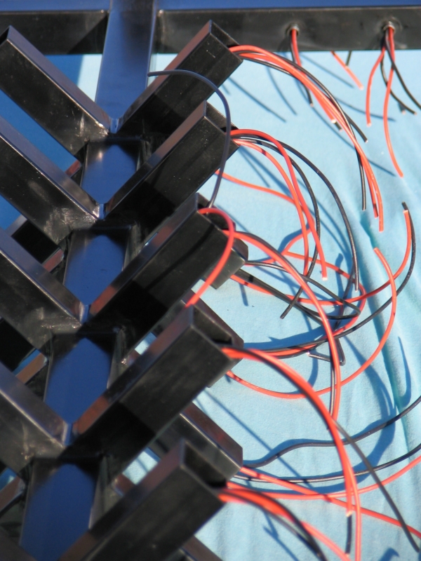 Verkabelungsarbeiten abgeschlossen rechte Seite