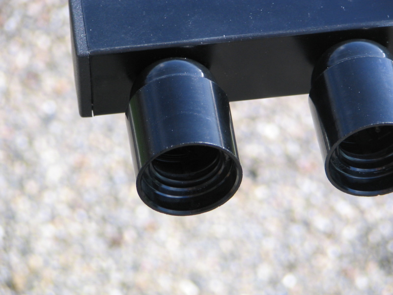 Fassungen Pre-Stage fertig montiert auf der linken Seite