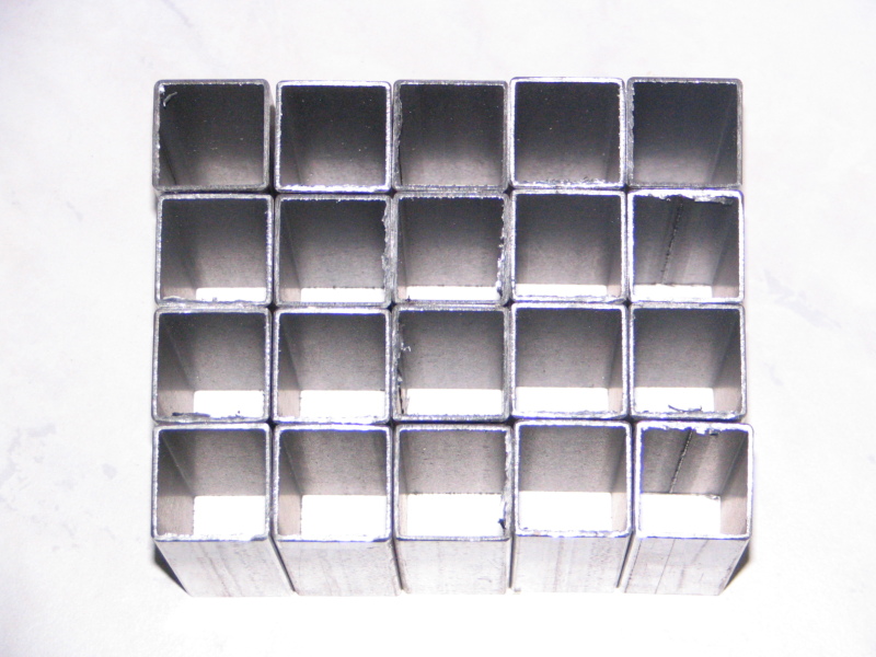 Fertig gesägte Ausleger für Pre-Start, Start und Fehlstart