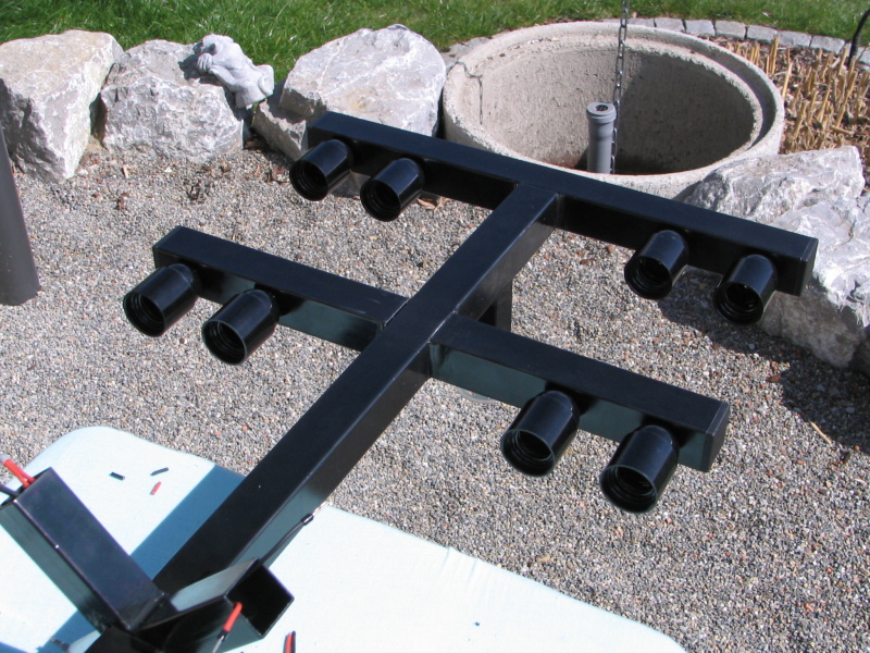 Fassungen Pre-Stage und Stage für beide Fahrbahnen fertig montiert