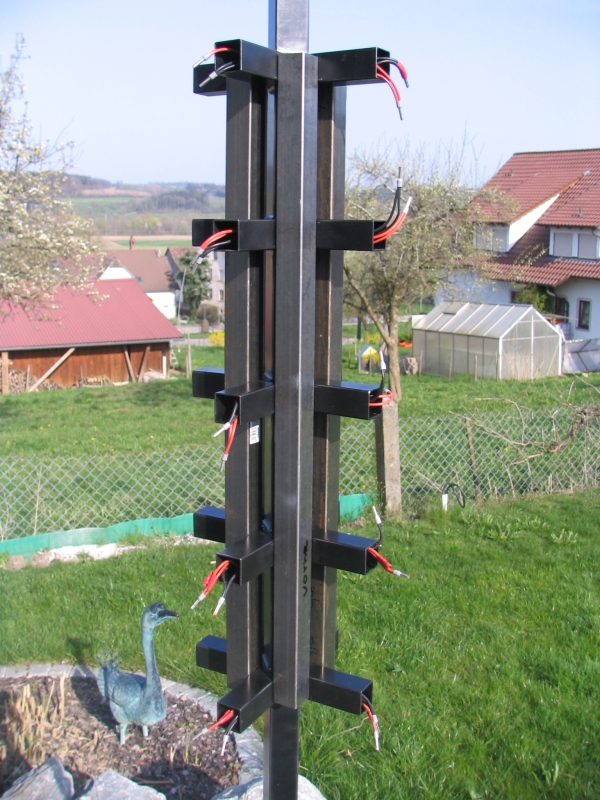 Verstärkungen fertig montiert, müssen nur noch mal weg zum lackieren