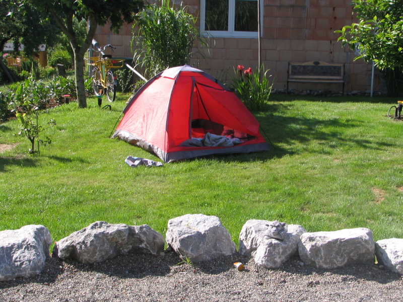 Zelt von Jens