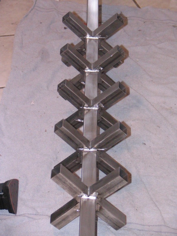 Vorbereitung für die Metallveredelung (anschleifen mit 400er Metallschleifpapier)